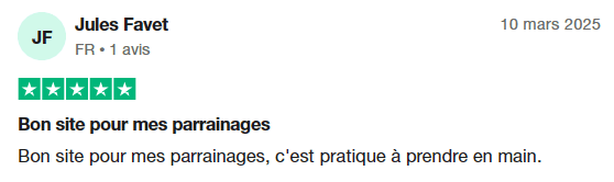 Avis Trustpilot 3